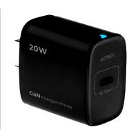 CARGADOR DE PARED ACTECK ENERGON PRIME CP415 / 20W / USB C / CARGA RAPIDA / NEGRO / AC-937122 CARGADOR DE PARED ACTECK ENERGON PRIME CP415 / 20W / USB C / CARGA RAPIDA / NEGRO / AC-937122